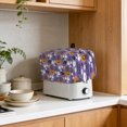 thumbnail image 4 of Halloween Toaster Cover 2 Slice, Orange Pumpkin Funny Ghost Black Cat Purple Dustproof Bakeware Oven Protector with Top Hook, Waterproof Small Kitchen Appliance Toasters Dust Cover, 12"x7.5"x8", 4 of 7