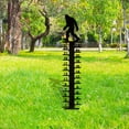 thumbnail image 4 of Xihbxyly Medidor de Nieve de 24 Pulgadas, Diseño de Metal Artesanal, Construcción de Acero Resistente, Decoración de Jardín Exterior, Accesorio Navideño para Jardín, Fácil Instalación, Longitud Total, 4 of 6