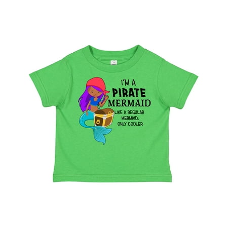 

Inktastic I m a Pirate Mermaid-like a regular mermaid only cooler Boys or Girls Toddler T-Shirt