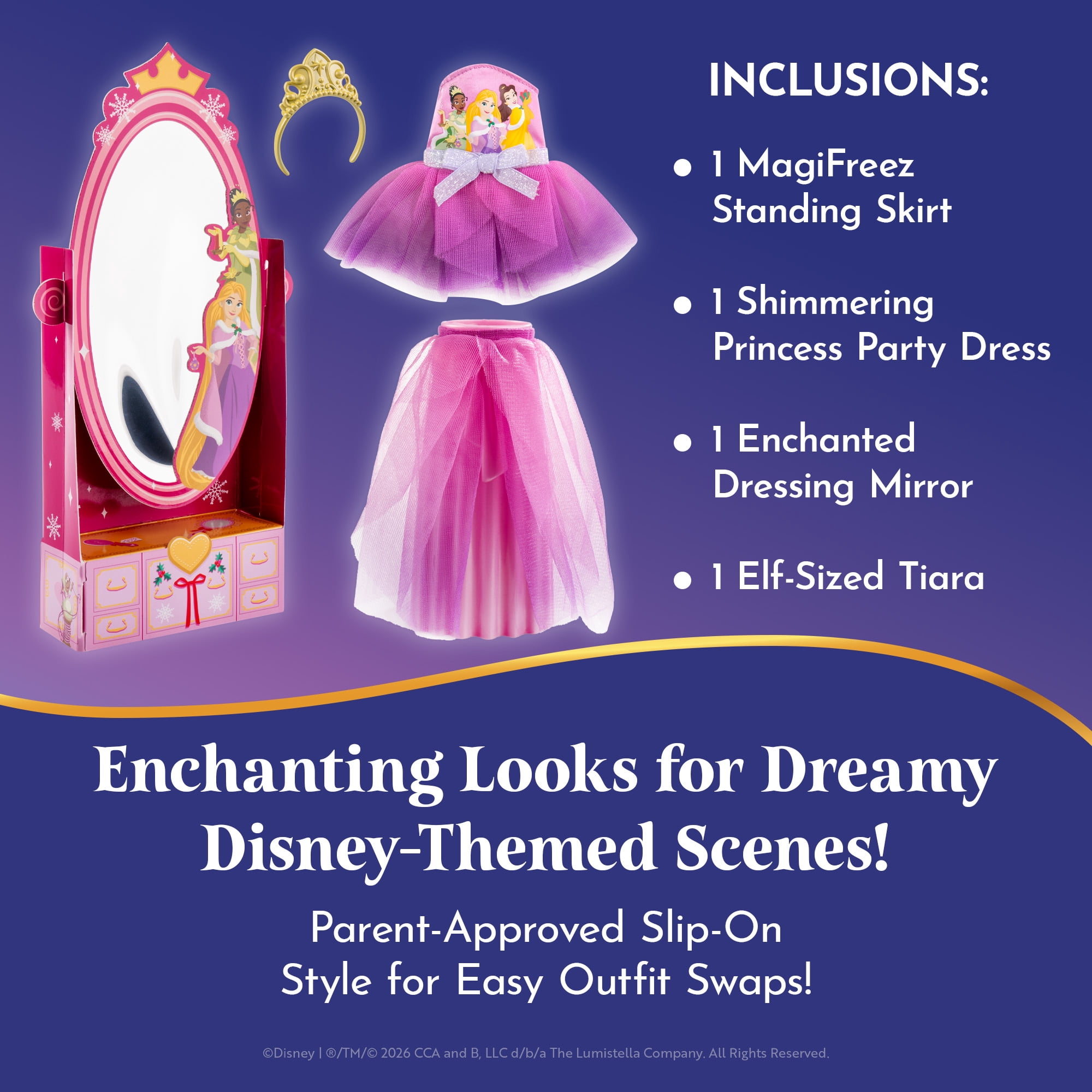 The Elf on the Shelf Disney Princess 2-in-1 Get Ready Set - Scout Elf Not Included