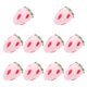 thumbnail image 2 of 10 unids encantadora forma de fresa fieltro fieltro artesanía hecha a mano artesanías DIY DIY Decors, 2 of 6