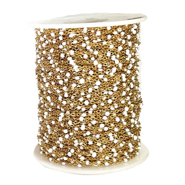 5M / Roll Beads Materiales hechos Acero inoxidable Craft Findings Conectores para Colgante Mujeres , Soledad Cadenas de collar