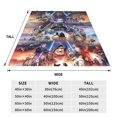 thumbnail image 4 of Star Man-dalorian War Soft Flannel Blankets Bedding Fleece Fuzzy Blanket Throw Blankets Sofa Couch, 4 of 9