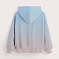 thumbnail image 4 of YunPes Gradient Oversized Hoodie for Girls Trendy Long Sleeve Hooded Sweatshirts with Pockets Teen Casual Preppy Pullover, 4 of 8