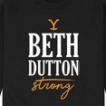 thumbnail image 3 of Yellowstone - Beth Dutton Strong - Men's Crew Neck Fleece Pullover, 3 of 6