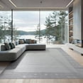 thumbnail image 2 of ODIKA 8'x10' Washable Area Rug Non-Shedding, Easy Care, Under Gradient Plush Contemporary Grey Padded Foam Large Fuzzy for King Size Bedroom Bed, Master Suite, 2 of 7