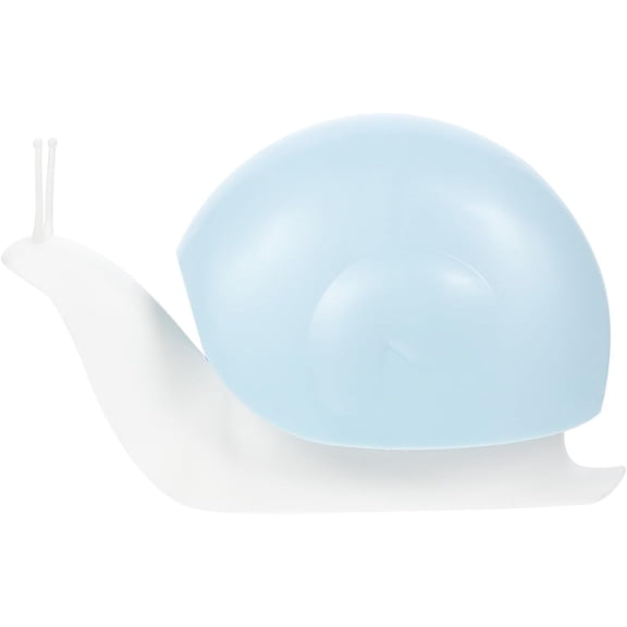 Snail Liquid Soap Dispenser Bottle Blue, Snail Lotion Pump Dispenser Box for Bathroom Countertop, Refillable Hand Soap Container with Sturdy Design for Home and Travel Use