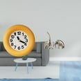 thumbnail image 2 of Reloj De Pared Contemporáneo Silencioso Con Figuras De Elefantes De Cerámica. Reloj Analógico único De Madera Y Escultura De Animales Para La Decoración Del Hogar., 2 of 8