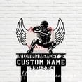 thumbnail image 2 of Handmadetneonsign Baseball Memorial Stake, Baseball Player Name Garden Stake, Cemetery Decorations 65959, 2 of 5