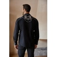 thumbnail image 4 of COOFANDY Men's Cowboy Shirts Long Sleeve Button Down Embroidered Western Shirts for Men, 4 of 7