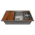 thumbnail image 3 of ZLINE 33 in. Garmisch Undermount Single Bowl Kitchen Sink with Bottom Grid and Accessories (SLS-33), 3 of 7