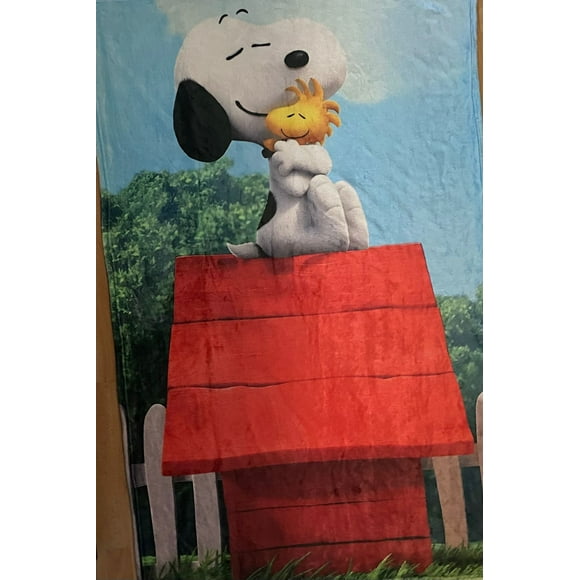 Exclusiva! Cobija Frazada Ultra Suave Snoopy House