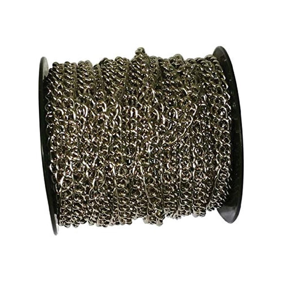 Collar Baron MFG Twist chapado en níquel para pasatiempos, 90 x 82 cm