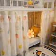 thumbnail image 3 of CAILDANL 2 Panels,Bottom Bunk Bed Curtains Cloth Breathable Bed Canopy Students Curtain Shading Nets for Single Bed, 3 of 7