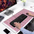 thumbnail image 2 of Long Mouse Pads for Desk,Pink Cartoon Unicorn Dessert Pattern Desk Mats on Top Of Desks, Desk Mouse Pad Extra Large with 3mm Non-Slip Base and Stitched Edge for Gaming,Office,Work,Home 31.5"x15.7", 2 of 6