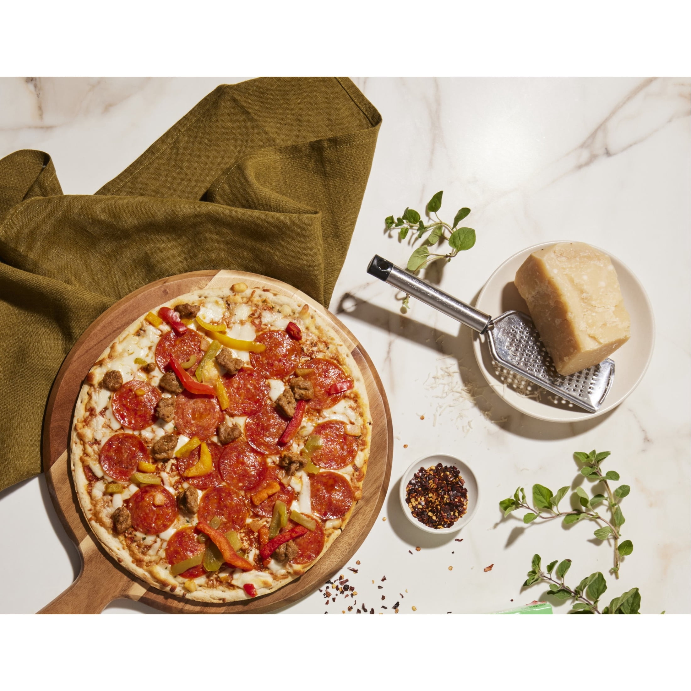 Newman's Own Thin & Crispy Crust Supreme Frozen Pizza, 17 oz