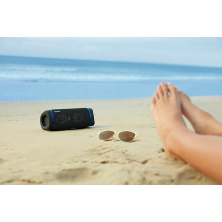 Sony - SRS-XB33 Portable Waterproof & Rustproof Speaker with USB Charging Port - Light Blue