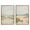 Gold, variant on Kate and Laurel Sylvie Beaded Tranquil Landscape III and V Vintage Framed Canvas Wall Art Set by Amy Lighthall, 2 Piece Set 23x33 Gold, Abstract Nature Painting Art for Wall