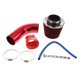 thumbnail image 5 of Filtro de admisión de aire frío del automóvil Sunnimix 3 Pulgadas Cono aluminio Kit de Inducción manguera Rojo, 5 of 8