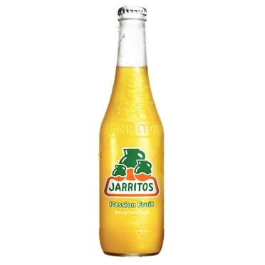 Jarritos Passion Fruit Soda, 12.5 oz (370 ml) Glass Bottle, 1 Count