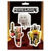 JINX Minecraft Mobs Nether Sticker Pack, Multi-Colored, 4 Multi-Size Stickers