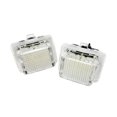 thumbnail image 3 of 4 piezas de luz de matrícula de automóvil para W204/W212 W216 W221 W207 18 luces LED blancas para matrícula trasera, 3 of 5