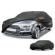 thumbnail image 1 of Funda para Coche Impermeable Unique Bargains para Todo Clima Protección Solar Lluvia Funda Exterior Completa para Audi A3 Sedan 2013-2024 210D-PU Negra con Franjas Reflectantes, 1 of 5
