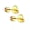 champagne, variant on Gem Earrings Ear Studs Stud Piercings Surgical Steel Pair Silver Rose Gold +-blue