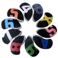 thumbnail image 2 of Cubierta De Palos De Golf 10 Uds. Funda para palos de Golf funda protectora para cabeza de Golf para deportes (figura de Color negro) Tmvgtek Para Estrenar, 2 of 9