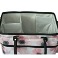 thumbnail image 6 of Deluxe Store  Tote Craft Organizer, White  Floral, 6 of 9