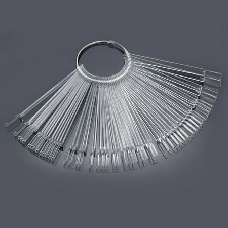 Yeacher 50 Pieces Nail Display Swatches False Nail Art Tips Stick
