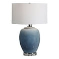 thumbnail image 1 of Uttermost Lampe de Table en Céramique et Tissu Bleu Clair/blanc, 1 of 8