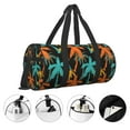 thumbnail image 5 of Gaeub Palm Trees Lightweight Travel Cylinder Bag Gym Tote Bag Sports Training Duffle Bag with Pockets and Straps, 5 of 8