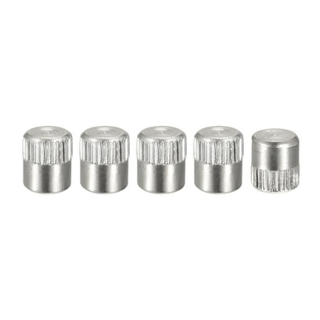 

8x10mm 304 Stainless Steel Dowel Pins 5 Pack Knurled Head Flat End Dowel Pin