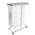 thumbnail image 3 of AdirOffice Blueprint Mobile Storage Steel Vertical File Blueprint Cabinet Organizer Gray, 3 of 6