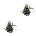 thumbnail image 1 of Jumpingount Juego de peinetas de flores para boda, tocado para damas de honor, diadema nupcial hecha a mano Type1 NO1, 1 of 1