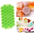 thumbnail image 5 of Ice Cube Tray, Easy-Release Silicone Large Ice Moulds with Removeable LidsPerfect for Chilled DrinksFreezer, Baby Food, Whiskey and Cocktail, LFGB Certified, 5 of 11