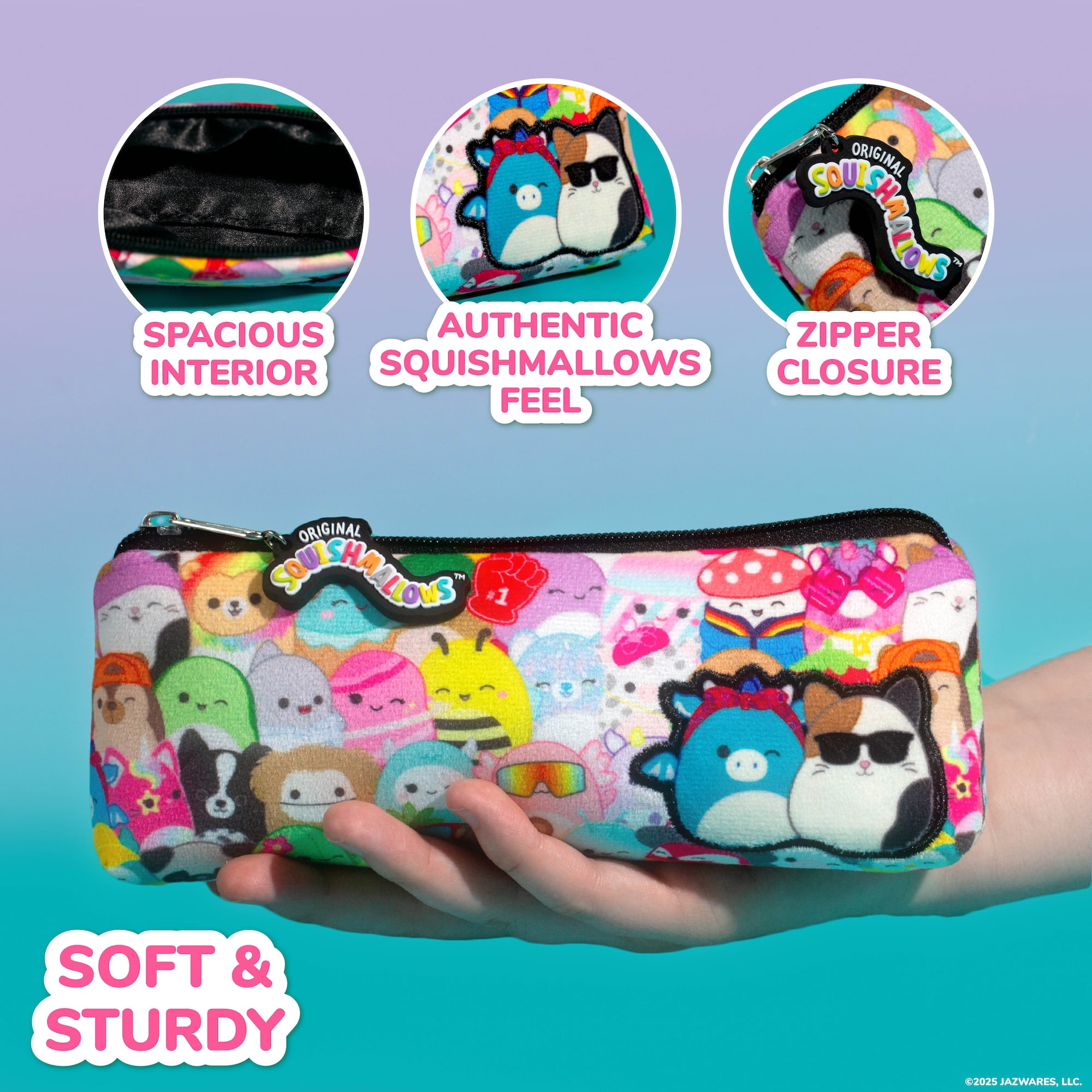 Original Squishmallows Pencil Pouch, Elementary School