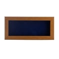 thumbnail image 3 of 12x24 Shadow Box Frame Light Brown Wood | With a 3/4" Usable Display Depth | Includes a Navy Blue, 3 of 6