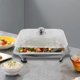 thumbnail image 1 of Parrillas de pescado, sartén para asar con tapa, plato para mariscos, calentador de alimentos, soporte para alimentos de restaurante, Buffet, estufa d, 1 of 8