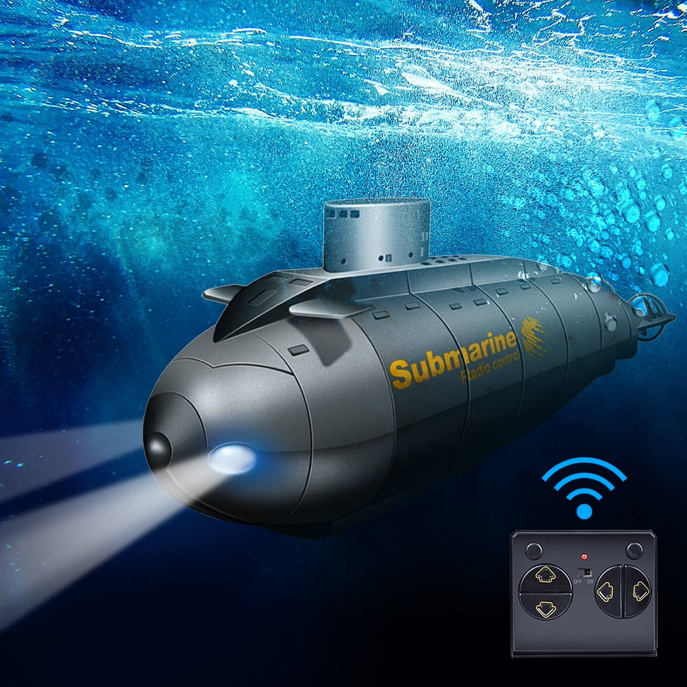 Mini RC Submarine Remote Control 6 Channels Electric Diving Ship Boat Kids Toys 