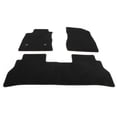 thumbnail image 2 of Ikon Motorsports Nylon Car Floor Mats Compatible with 2024-2025 Chevy Trax & Buick Envista, OE Fitment Style Black Driver Passenger Car Carpets, Front Rear 3PCS Full Set, 2 of 9
