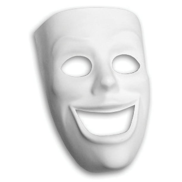 Plastic Mask 8 X7 Happy Face Walmart Com Walmart Com Plastic Mask 8 X7 Happy Face Walmart Com Walmart Com