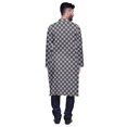 thumbnail image 3 of Atasi Kurta Asymétrique Imprimée Décontractée pour Hommes Ensemble Kurta Longue Designer, 3 of 4
