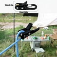 thumbnail image 2 of Rope Roller, 6-Pack Paracord Adjusters, Rope Tightening Tool & Tensioner,Rope with Roller Tensioner Heavy-Duty Tie Down for Camping, Tarps, Guy Lines, Boating & Outdoor Gear, Black, 2 of 7
