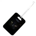 thumbnail image 1 of KuzmarK Luggage Travel Bag Tag -  Black Cat Painting Eyes, 1 of 2