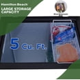 thumbnail image 6 of Hamilton Beach 5.0 cu ft Garage Ready Chest Freezer in Dark Granite Finish, 6 of 17