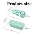 thumbnail image 2 of Silicone Ice Molds For 20-40 Oz Ice Tray For Water Bottles Cylinder-shaped Ice Trays For Freezer Green, 2 of 5
