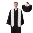 thumbnail image 4 of Easygdp Cute Pigs Unisex Adult Graduation Stole Shawl 36" Long for Academic Commencements Shawl-Sharp Corner, 4 of 7