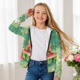 thumbnail image 5 of chaqlin Capybara Sweatshirts for Teen Girls Trendy Zip up Hoodies Watermelon Print Long Sleeve Jacket Casual Hooded Coat Kids Pullover Top with Pockets, 5 of 7